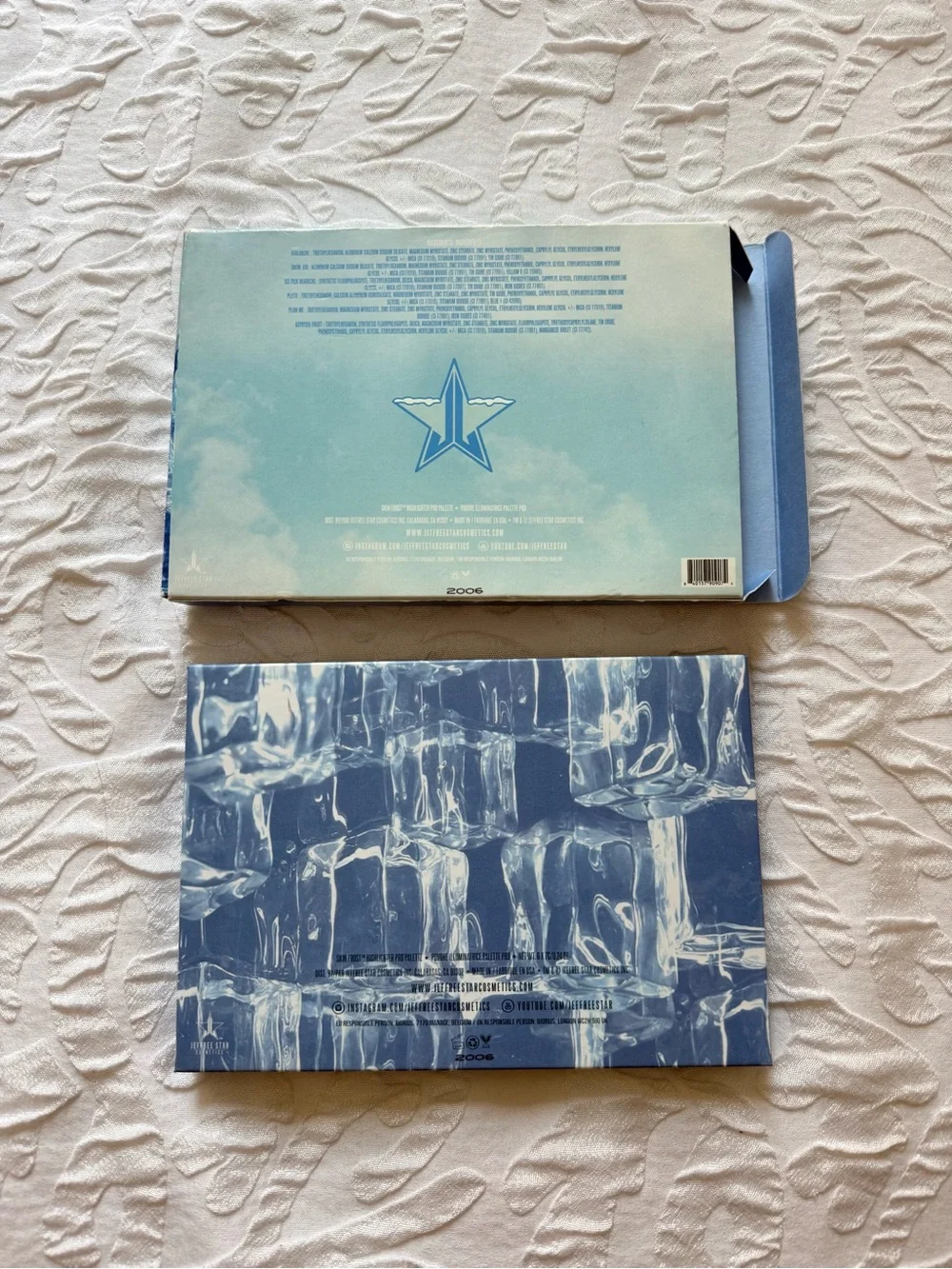 Brand New Jeffree Star Cosmetics Beauty Skin Frost Pro Palette - Ice Crusher